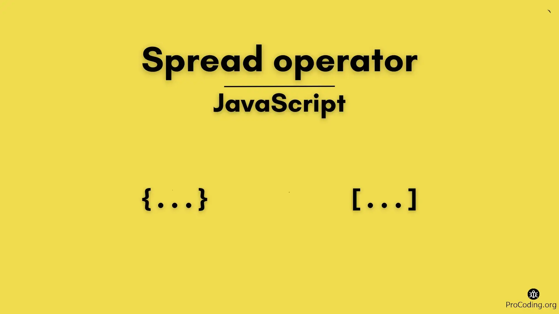 Spread operator in JavaScript